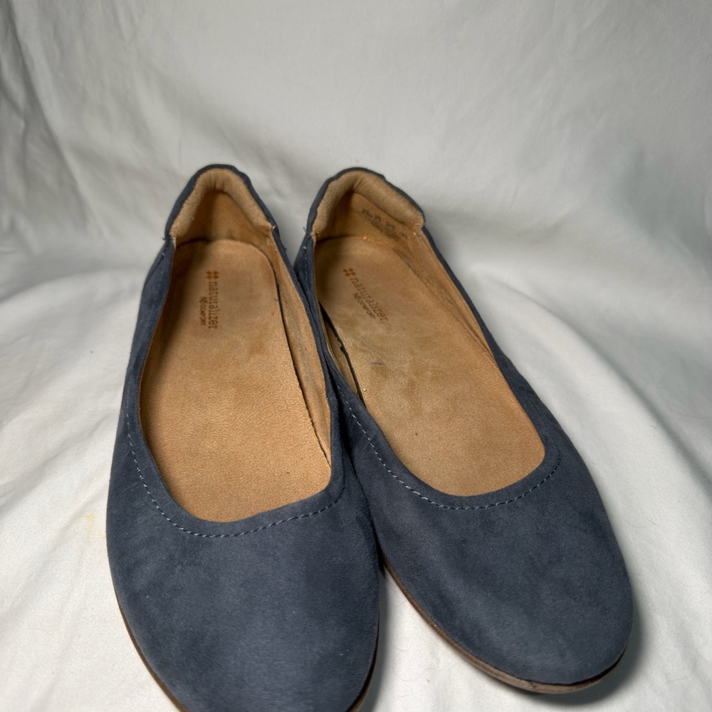 Naturalizer Grey Blue Women's Flats - size 8.5